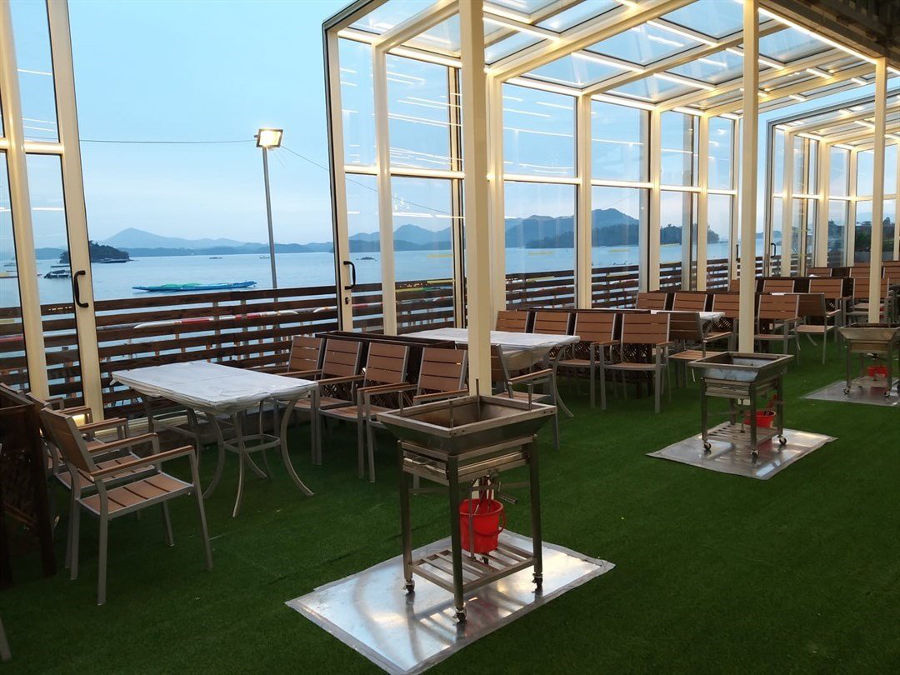 barbecue at bbq king, sai kung