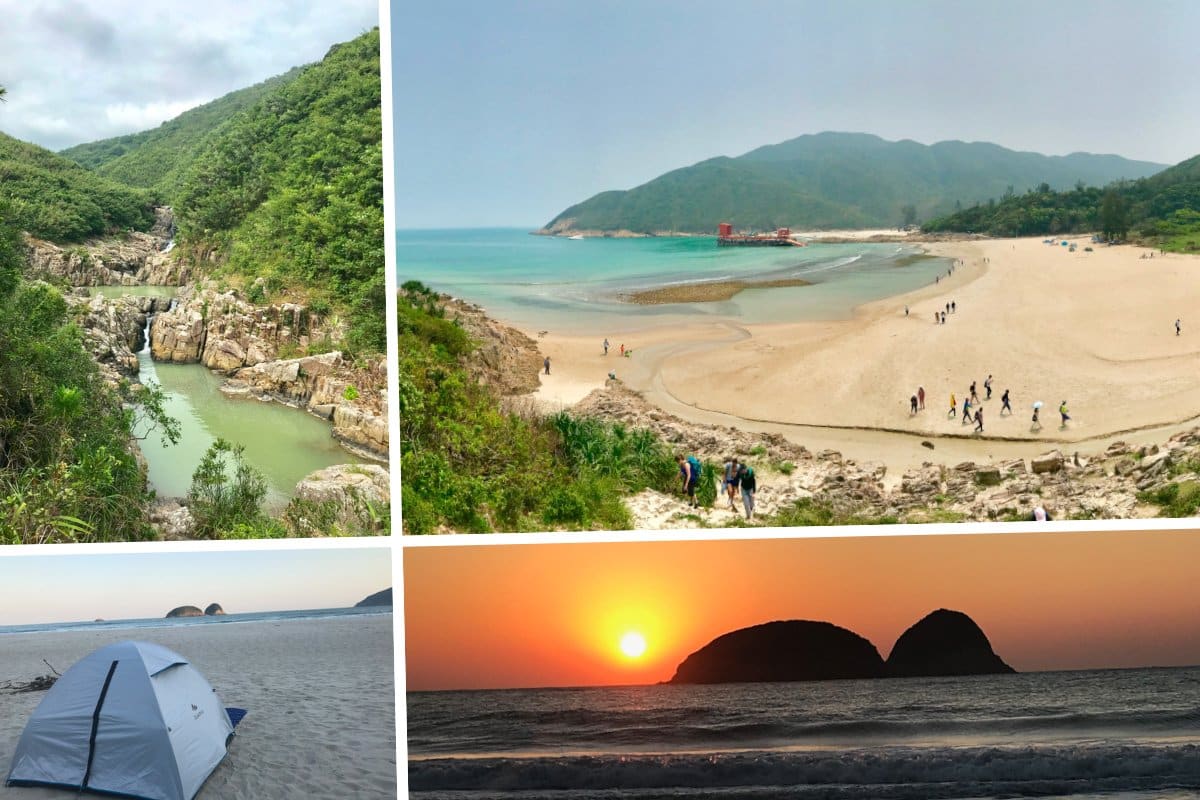 tai long wan beach sai kung camping